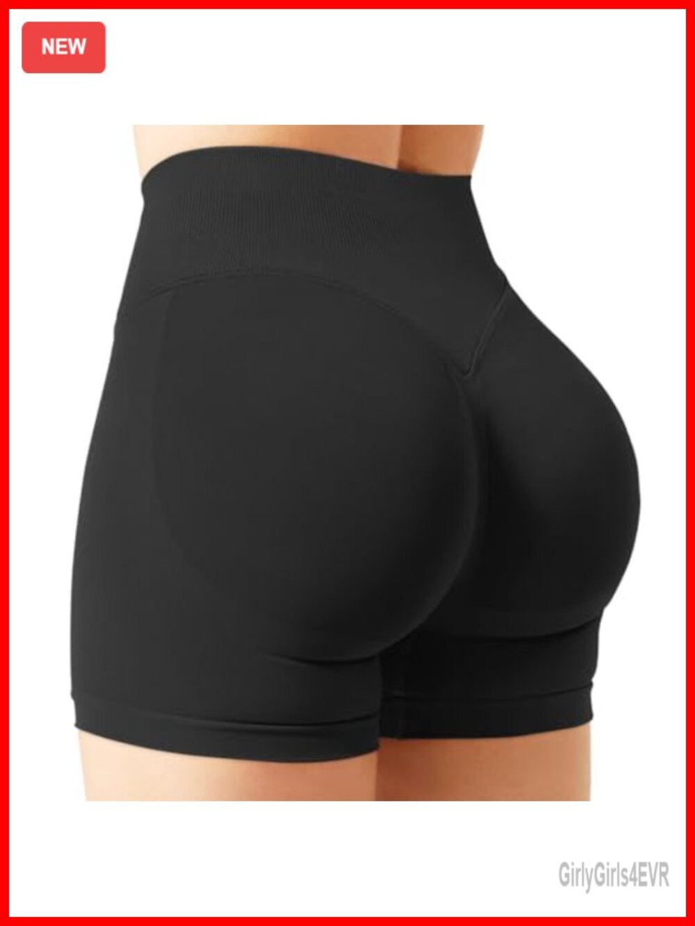 Seamless Biker Shorts 4.5" High Rise Gym Running Yoga Women's